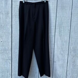 ❌SOLD❌Talbots Stretch Wool Blend Black Dress Pants Career Work Trouser Sz 12 USA